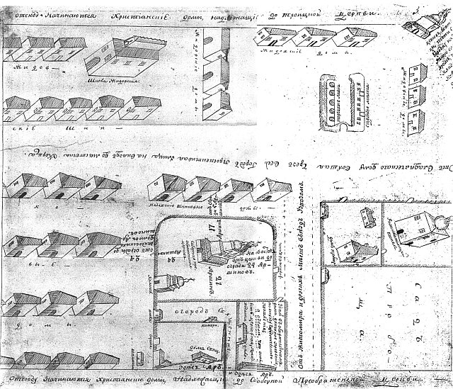 Схема Новограда-Волинського 1798 року