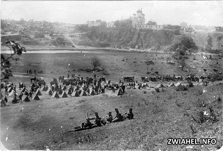 Табір 5 пiхотного полку Легіонів під час концентрації військ перед київським походом