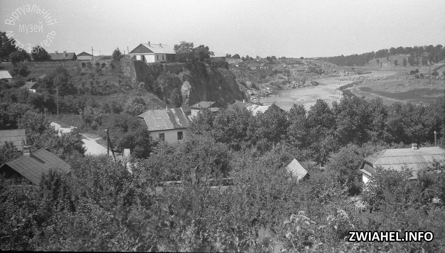 Вид на замковий пагорб, 1959 рік