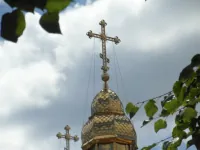 Свято-Михайлівський собор: головний хрест (30 липня 2017 року, Віталій Терещук)