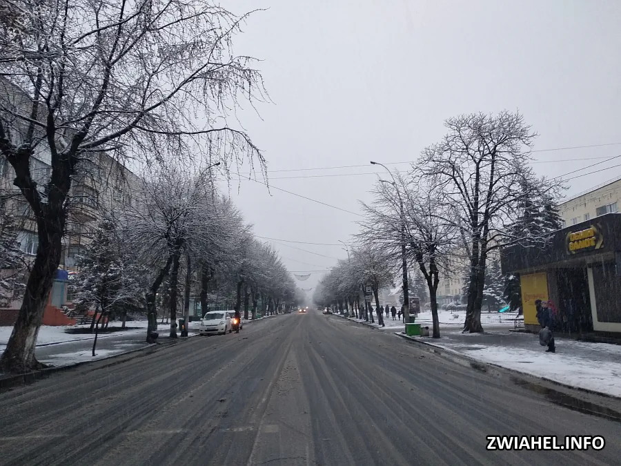 Вулиця Шевченка взимку