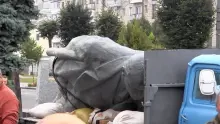 Демонтаж пам’ятника Леніну (23 серпня 2013 року, Василь Мельник)